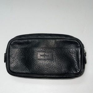 Black Cole Haan leather pouch